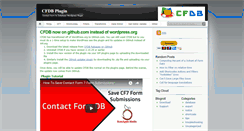 Desktop Screenshot of cfdbplugin.com